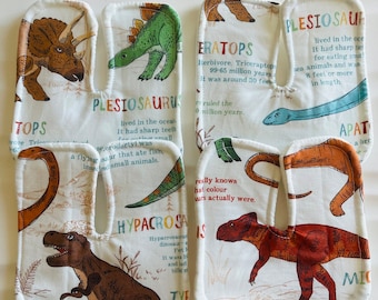 Dinosaurs Custom Trach pads pack of 4