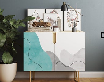 Credenza Mockups | Credenza Doors Mockups | Digital Photoshop Credenza | Credenza Template |Credenza Decals Mockup |Credenza Stickers Mockup