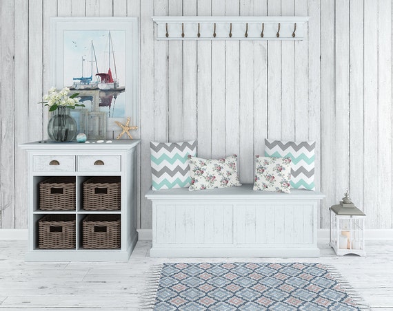 Entrance Hall And Pillows Mockup Cushions Throw Entrance Hall And Pillows Mockup Cushions Throw
