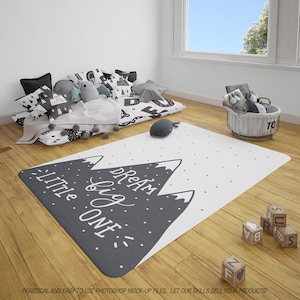 Kids Rugs Mockup | Carpet| Kids Room Carpets | Round Rug| Rectangular Rug| | Square Rug| Nursery Rugs Mockup | Rounded Corners Rugs