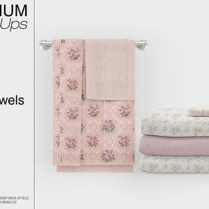 Bath Towels | Bath Towels Mockup | Photoshop Bath Towels | Towels  Towel Mockup | Custom Bath Towels