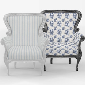 Armchair Fabric Mockup | Armchair | Armchair Textile | Damask Fabric | Armchair Mockup | Custom Armchair