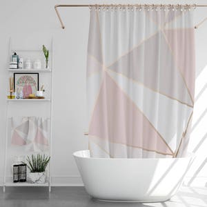Bath Curtain | Shower Curtain Mockup | Photoshop Shower Curtain Mockup | Bath Curtain Mockup | Curtain | Custom Bath Curtain