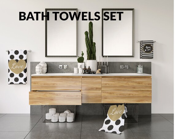 Download Free Bath Towels Bath Towels Mockup Photoshop Bath (PSD ...
