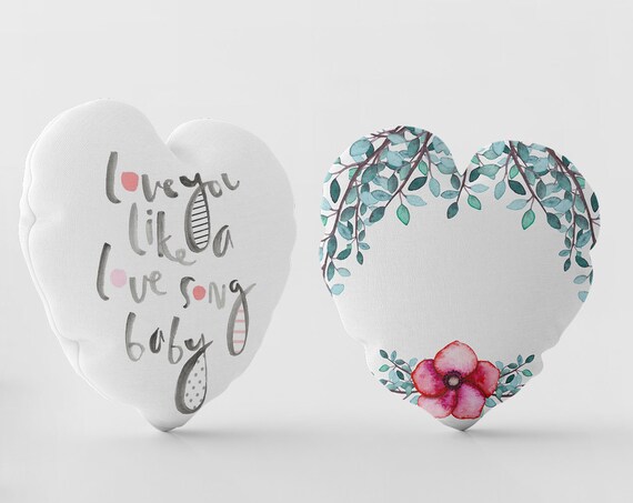Heart Pillow Mockup Pillow Cushions Pillow