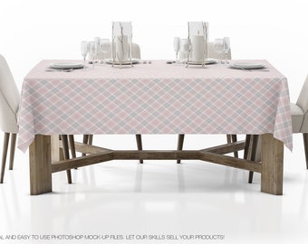 Download Table Linens Mockup Tablecloth Mockup Table Textile Photoshop Tablecloth Dining Room Textile Mockup Custom Tablecloth Free Mockup Templates