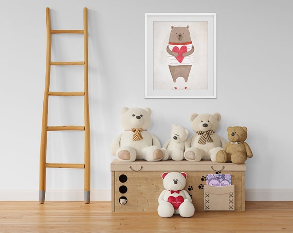 Kids Room And Frame Mockup Set Interiors