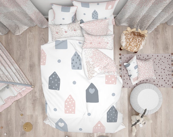 Kids Room Bedding Mockup Set Photoshop Kids