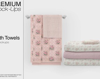 Bath Towel Mockup Etsy