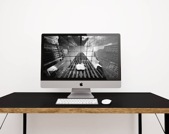Apple IMac New 2017 27'' Mockups | Apple IMac New 2017 27'' Mockup | Custom Apple IMac 27''New 2017 | Photoshop Apple IMac 27'' New 2017