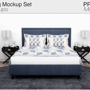 Download Bedding Mockups Set Bedding Mockups Photoshop Beddings Etsy