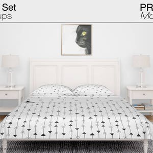 Bedding Mockups Set | Bedding Mockups | Photoshop Beddings | Bedding Linens | Beddings| Linen mockup | Bedroom mockup
