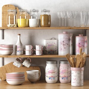 Kitchen Accessories Mockup | Kitchen Accessories | Kitchen Jars | Kitchen Mugs and Cups | Kitchen Mockup  | Tea Cup Mockup  | Mug Mockup