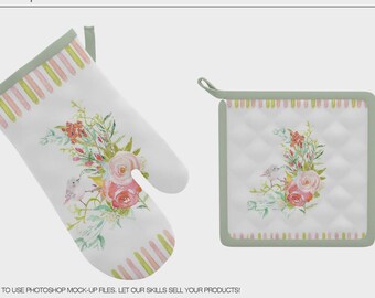 Download Free Oven Gloves Mockup | Oven Gloves and Pads | Kitchen Gloves and Pads | Custom Oven Gloves | Pattern Oven Gloves| Branding Oven Gloves| PSD Template