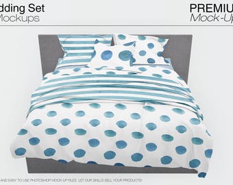 Download Bedding Mockups Set Bedding Mockups Photoshop Beddings Bedding Linens Beddings Linen Mockup Beed Linens Mockup Best Design Packaging Mockups Free Downloads File PSD Mockup Templates