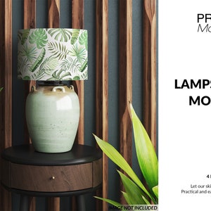 Lampshade Mockup | Digital Lampshade | Photoshop Lampshade | Lampshade Mockups | Custom Lampshade | Lampshade Template