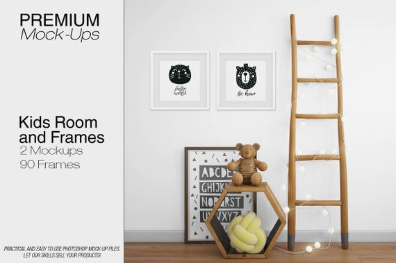 Frames Mockup Set Interiors Frames Mockups Photoshop Etsy