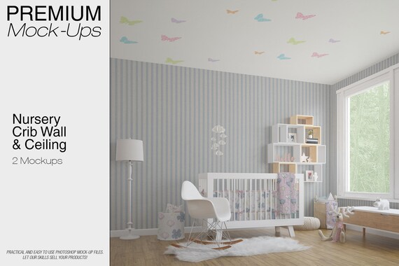 Nursery Photoshop Nursery Nursery Mockup Baby Bedding Etsy