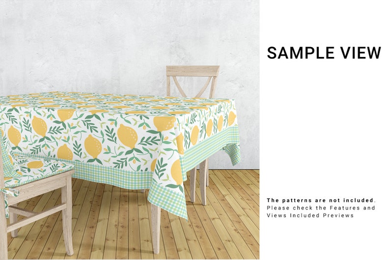 Download Tablecloth 3D Mockup Table Cover Kitchen Table Dining | Etsy