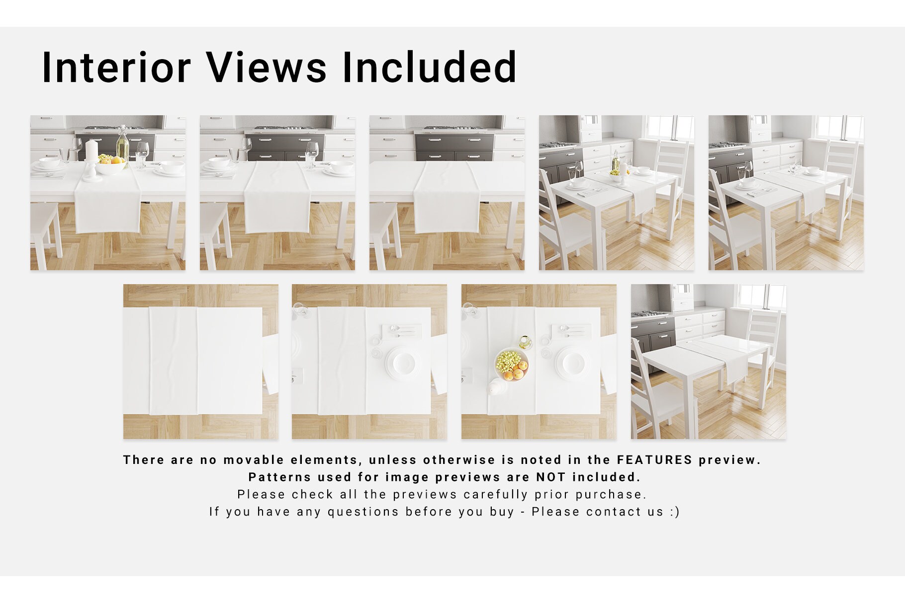 Download Table Runner Mockup Table Runner Template Table Textile | Etsy