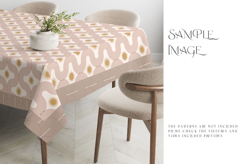 PVC Tablecloth Mockup | Digital PVC Tablecloth Mockup | Photoshop PVC ...