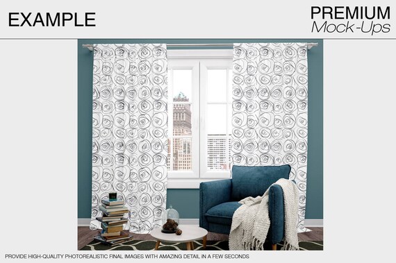 Photoshop Curtains Mockup Curtains and pillows Mockup Curtain Panel Curtains Mockup Curtains Linen Drapes Custom Curtains