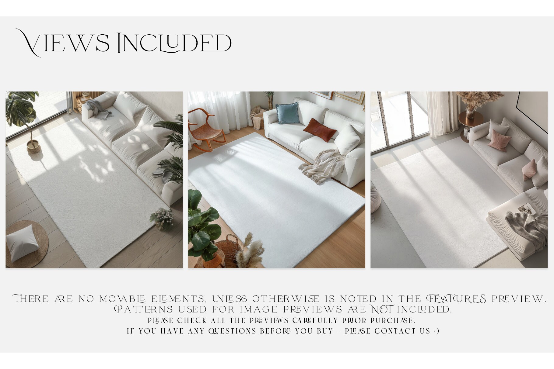 Rugs Mockup | Carpet Templates | Living Room Carpets | Rugs Photoshop ...