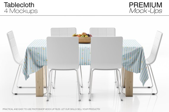 Download Table Linens Mockup Tablecloth Mockup Table Textile Etsy