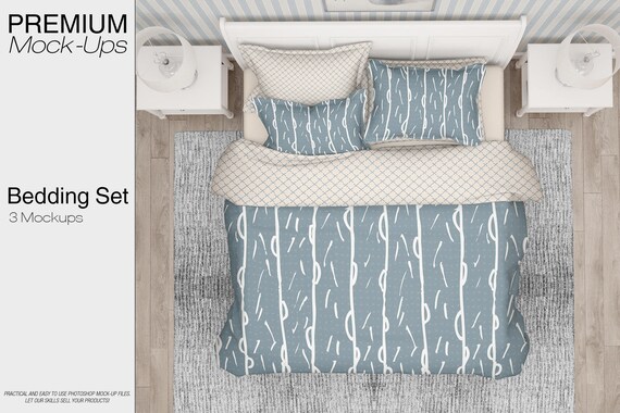Bedding Mockups Set Photo Beddings Set Bedding Mockups Photo Beddings