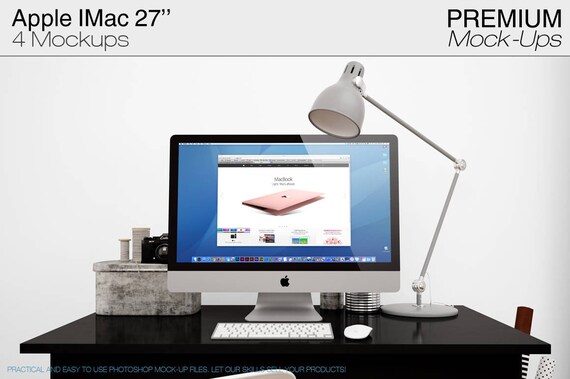 Apple Imac 27 Mockups Apple Imac 27 Etsy