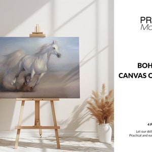 DIGITAL Photoshop Canvas on Easel | Photoshop Easel with Canvas | Custom Canvas Template | Canvas on Easel Template | Digital Canvas Mockups