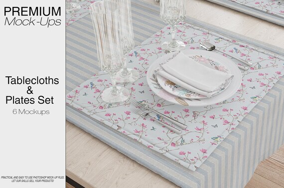 Download Table Linens Mockup Tablecloth Mockup Table Runner Table Etsy