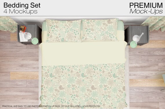 Bedding Mockups Set Bedding Mockups Photoshop Beddings Etsy