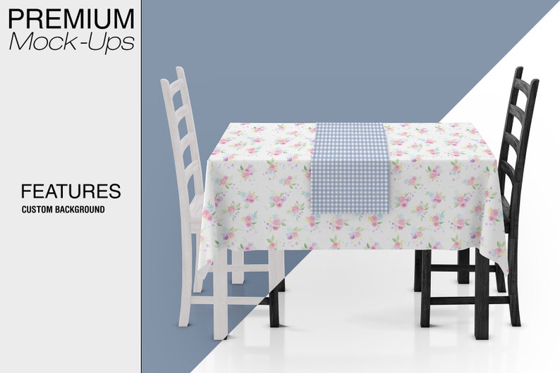 Download Table linens Mockup Tablecloth Mockup Table Textile | Etsy