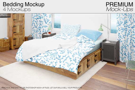 Bedding Mockups Set Bedding Mockups Photoshop Beddings Etsy