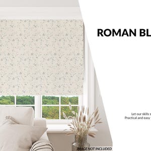 Roman Blinds Mockup | Digital Roman Blinds Template | Bedroom Roman Blinds | Photoshop Roman Blinds Mockup | Living Roman Blinds Mockup