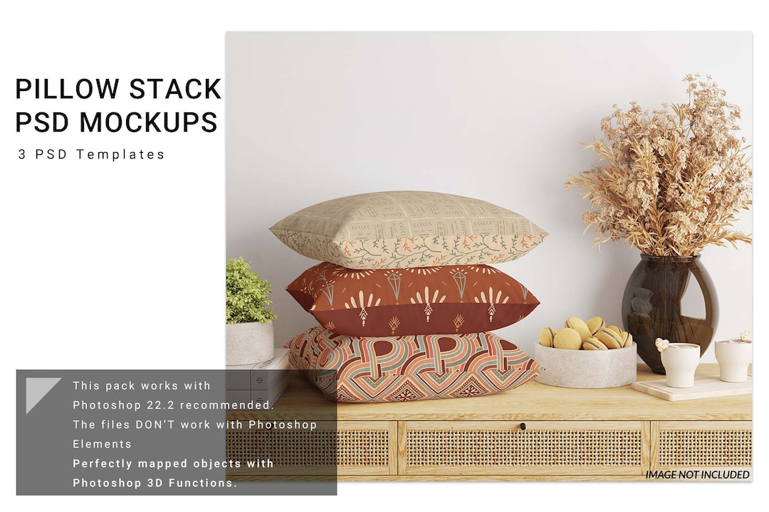 Square Pillow Mockup Pillows Cushions Decorative Pillow