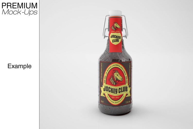 Beer Bottle Label Mockup| Beer and Glass Mockup Photoshop Beer Bottles| Photoshop Beer Label Set Beer Bottles Mockup