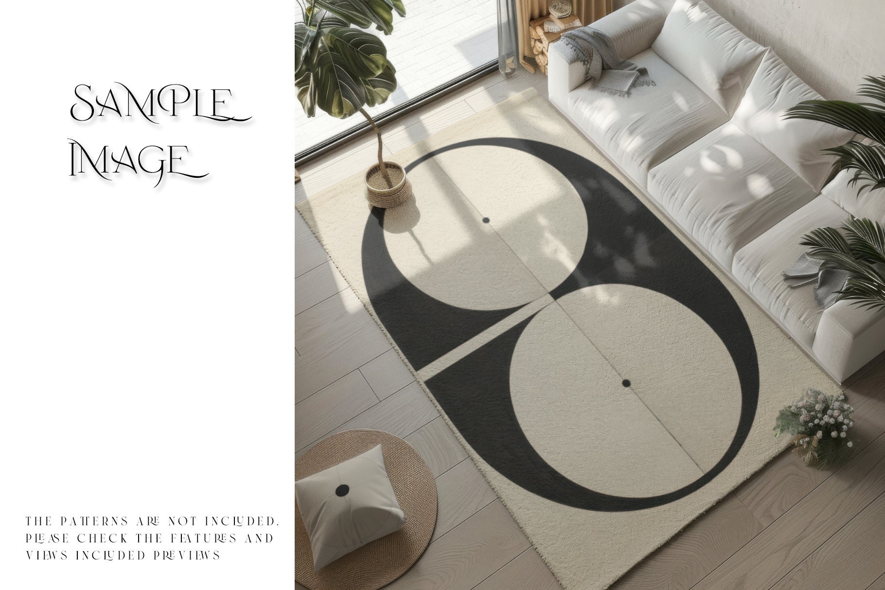 Rugs Mockup | Carpet Templates | Living Room Carpets | Rugs Photoshop ...
