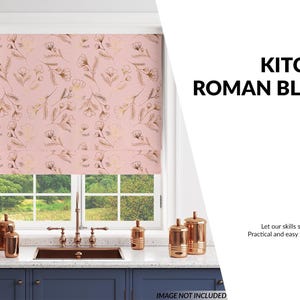Roman Blinds Mockup | Digital Roman Blinds Template | Bedroom Roman Blinds | Photoshop Roman Blinds Mockup | Living Roman Blinds Mockup