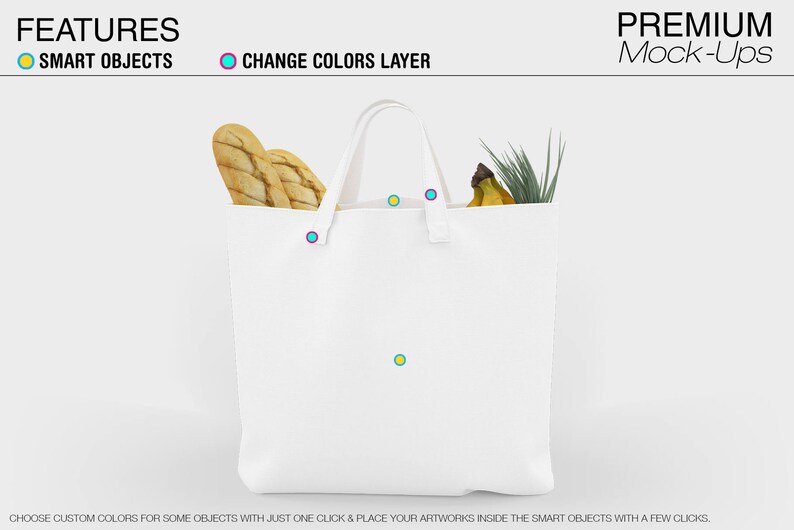 Download Tote Canvas Tasche Mockup Einkaufs-Canvas-Tasche | Etsy