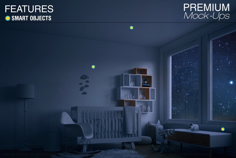 Ceiling and Wall Decals Photoshop Nursery Nursery Walls ...