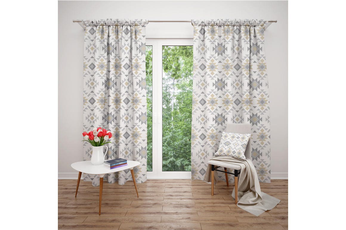 Linen Curtains Curtains Mockup Curtains Mockup