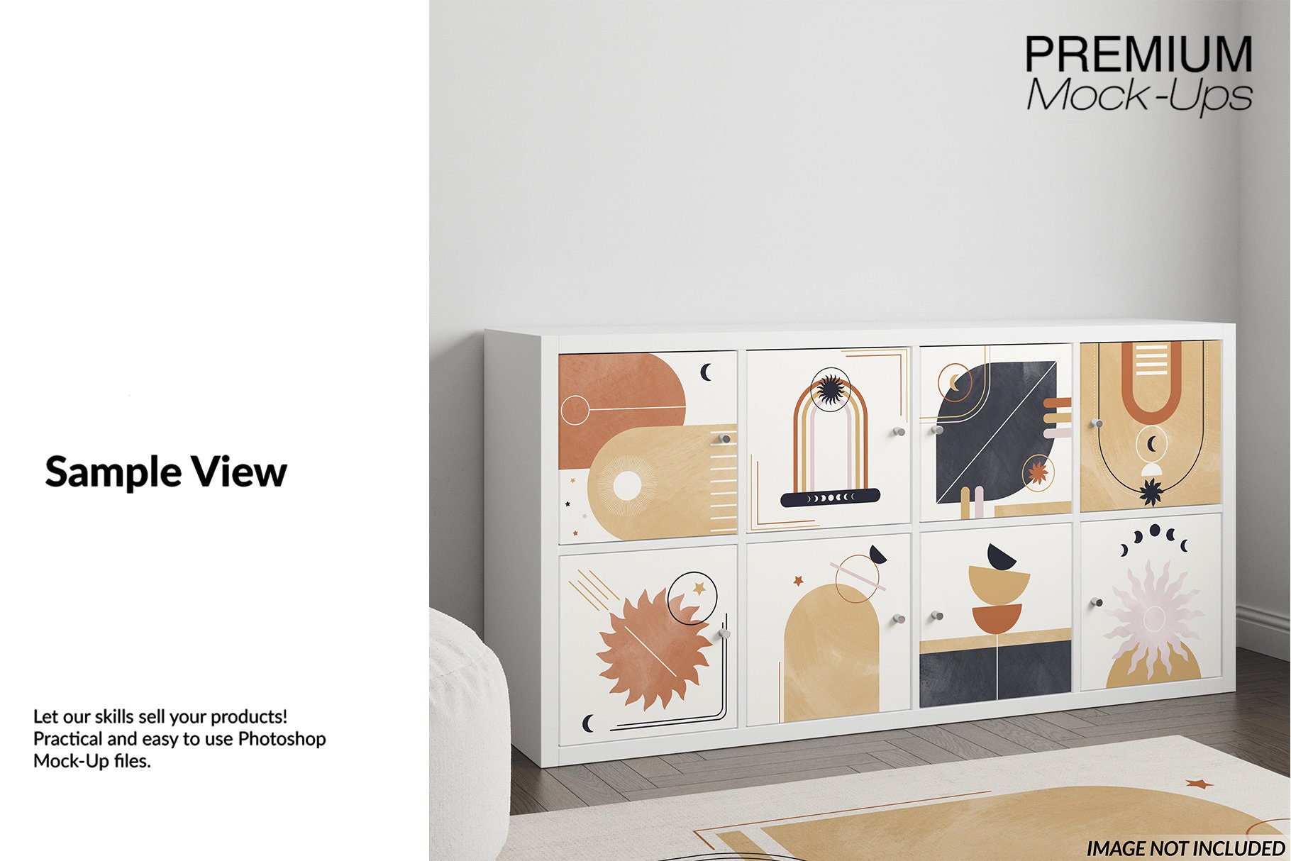 Kallax Decals Mockup Set Kallax Shelving Unit Etsy