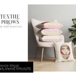 Pillow Mockup | Pillows | Cushions | Pillows Stack | Home Pillow | Pattern Pillow | Branding Pillow | Pillow Stack Template