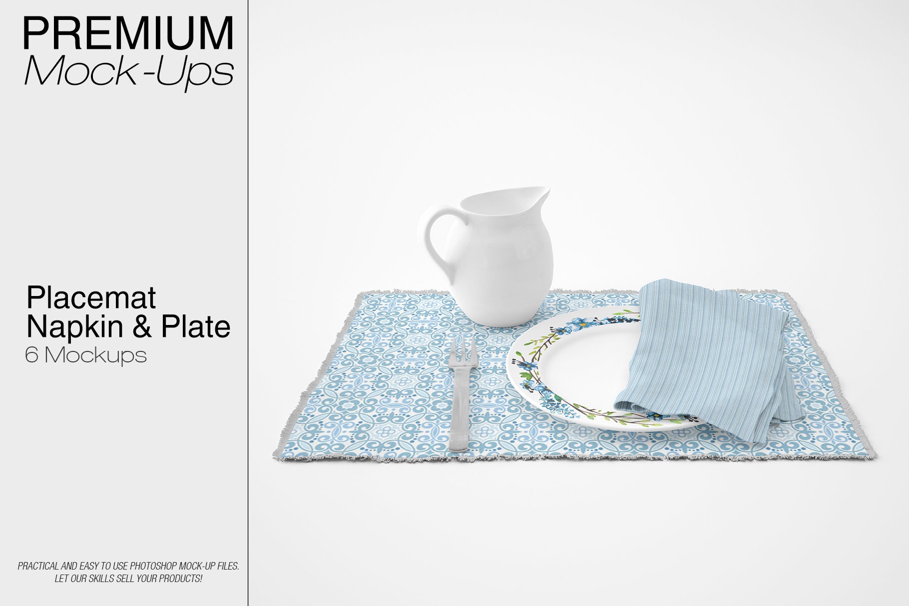 Download Placemat Mockup Kitchen Placemat Photoshop Placemat And Etsy