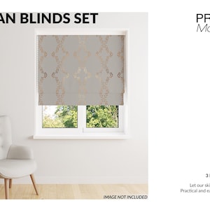 Roman Blinds Mockup | Digital Roman Blinds Template | Bedroom Roman Blinds | Photoshop Roman Blinds Mockup | Living Roman Blinds Mockup