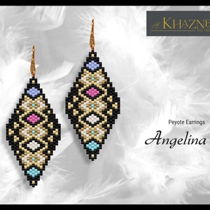 PEYOTE Earring Pattern "ANGELINA"