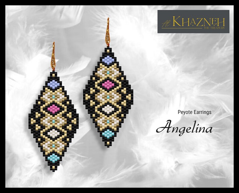 PEYOTE Earring Pattern angelina Etsy