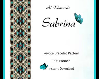 Peyote Bracelet Pattern SABRINA